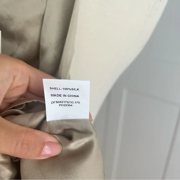 DISSH HARVEY STONE SILK TUNIC TOP size 2 NWT - Picture 8 of 8